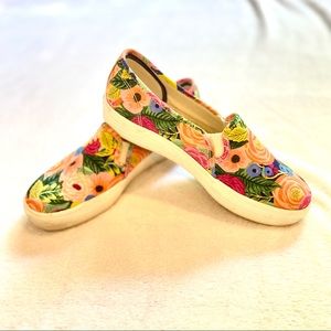 Keds Limited Edition Rifle Paper Co Slip On Shoes